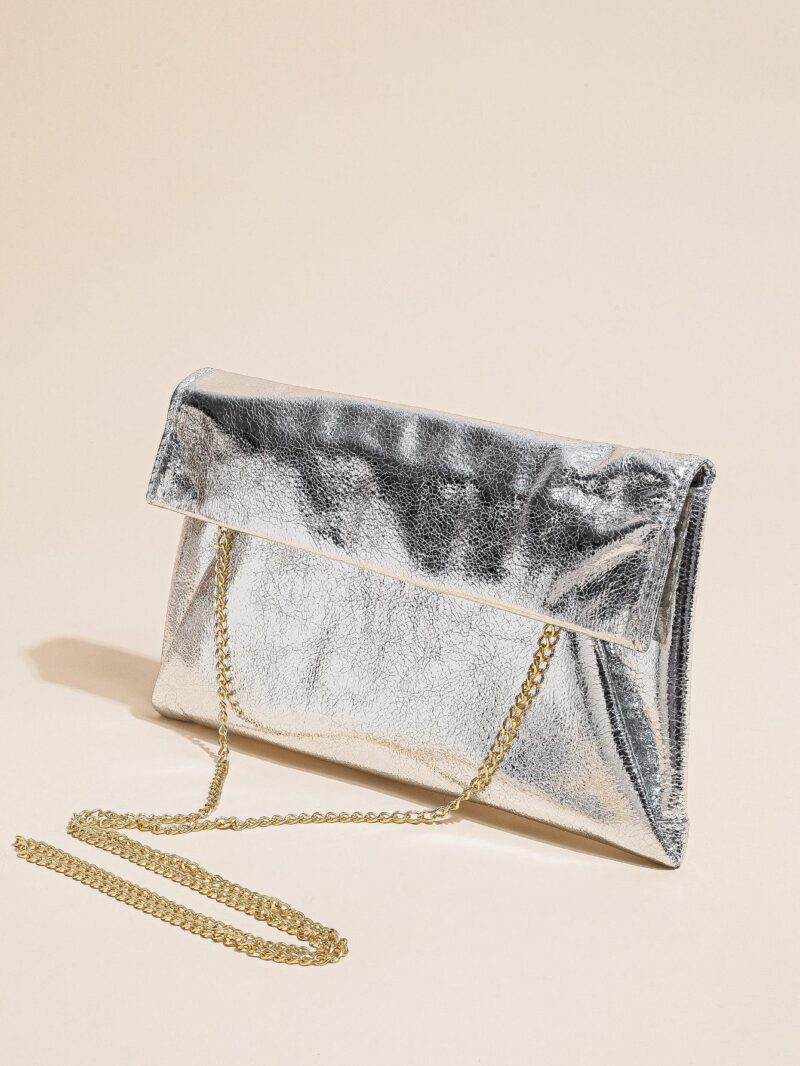 Women’s Sparkle Evening Clutch Purse with Shoulder Chain for Weddings & Events - Image 4