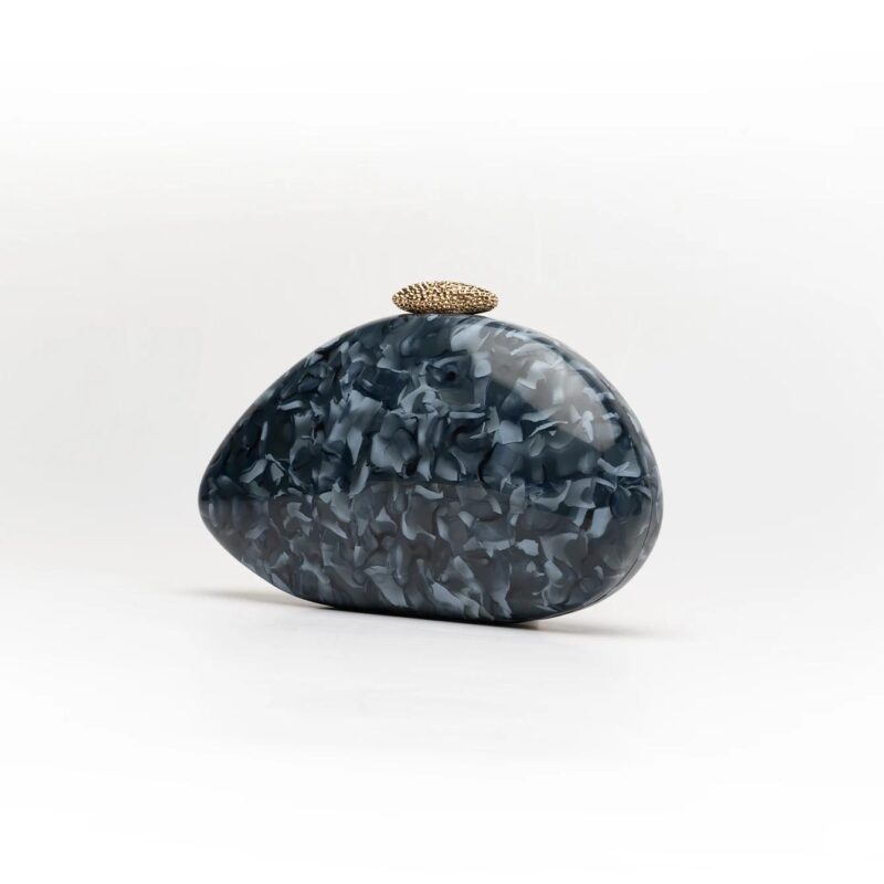 Marble Shell Acrylic Clutch - Image 3