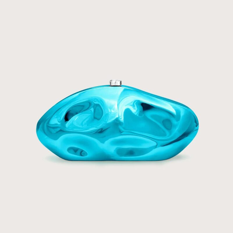 Elegant Acrylic Stone Clutch – Unique Party & Wedding Shoulder Bag - Image 8