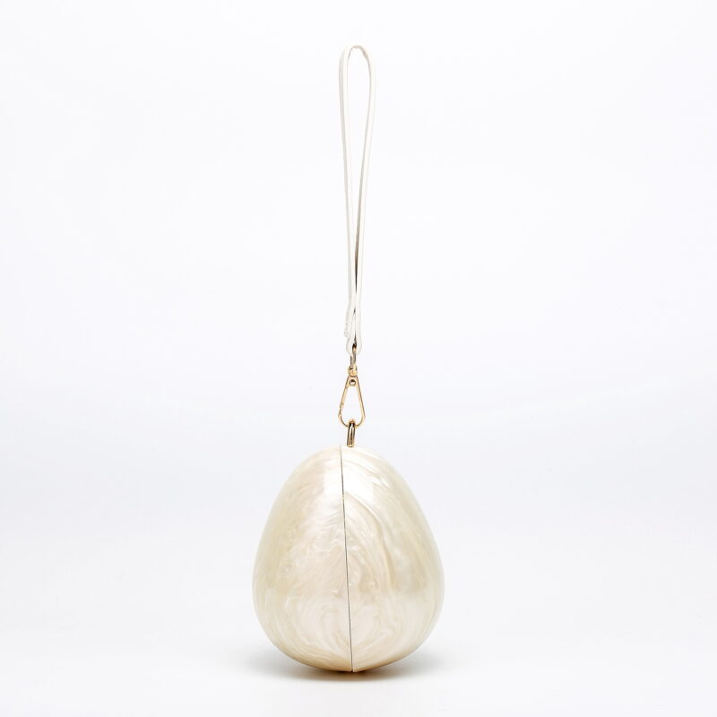 Elegant Pearl Beaded Evening Clutch Bag - Luxury Acrylic Purse for Weddings & Parties - Image 5