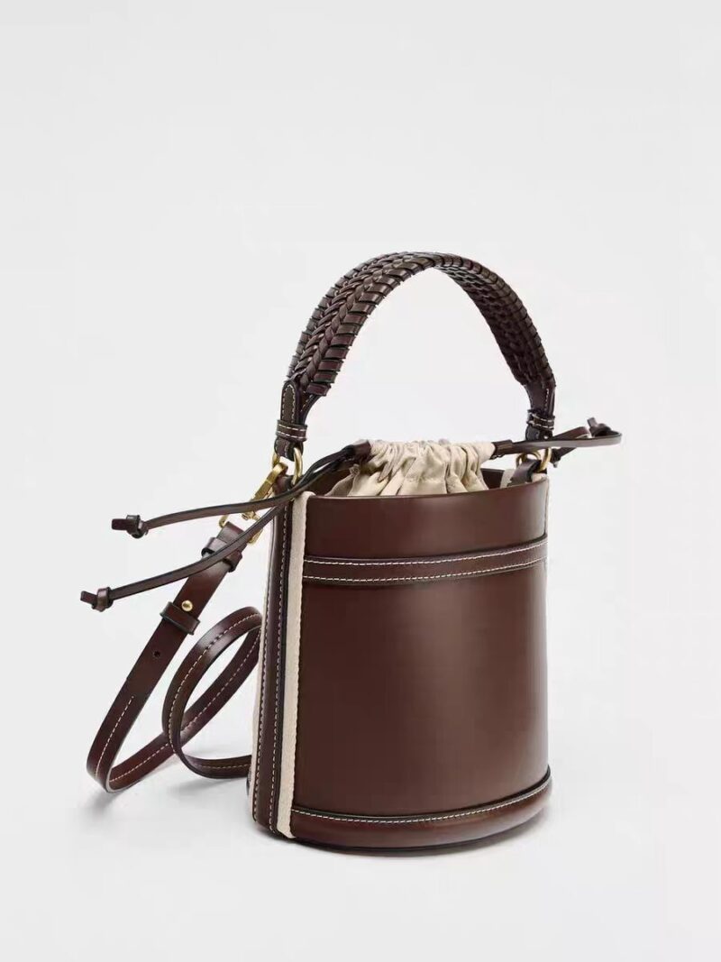 Women's PU Leather Bucket Shoulder Bag - Image 4