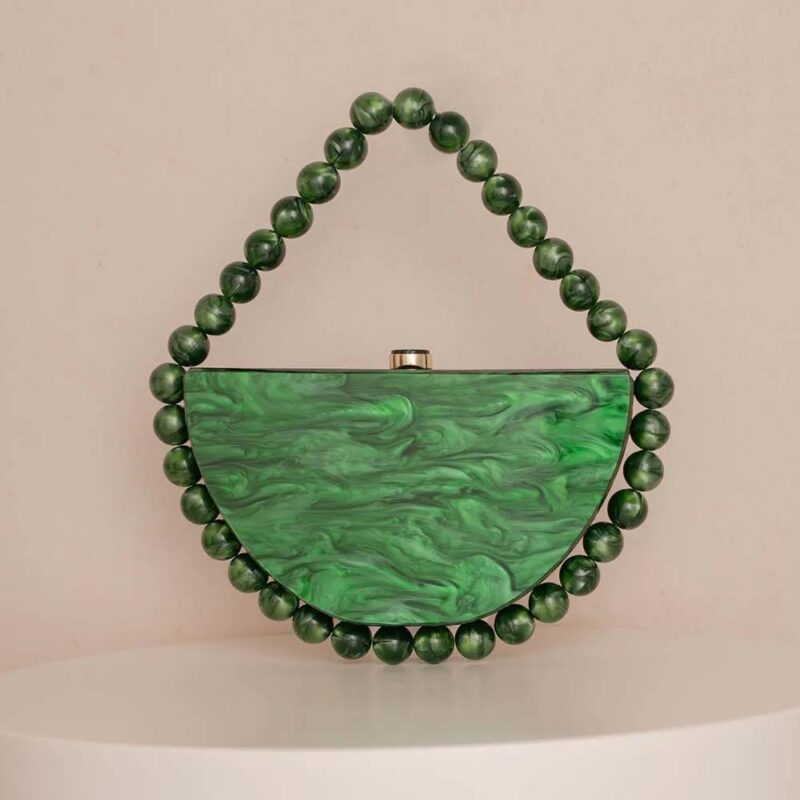 Luxury Acrylic Egg Shell Clutch Bag