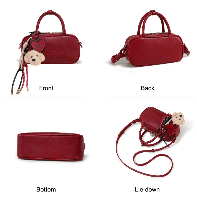 Elegant Boston-Style Crossbody Shoulder Bag for Women – Autumn Mini Handbag - Image 6