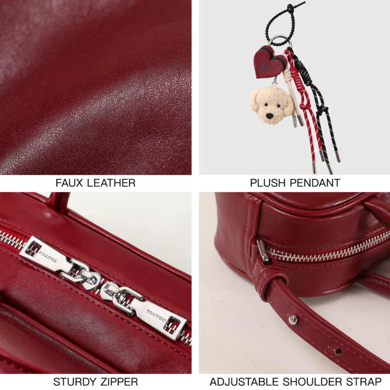 Elegant Boston-Style Crossbody Shoulder Bag for Women – Autumn Mini Handbag - Image 5