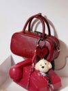 Elegant Boston-Style Crossbody Shoulder Bag for Women – Autumn Mini Handbag