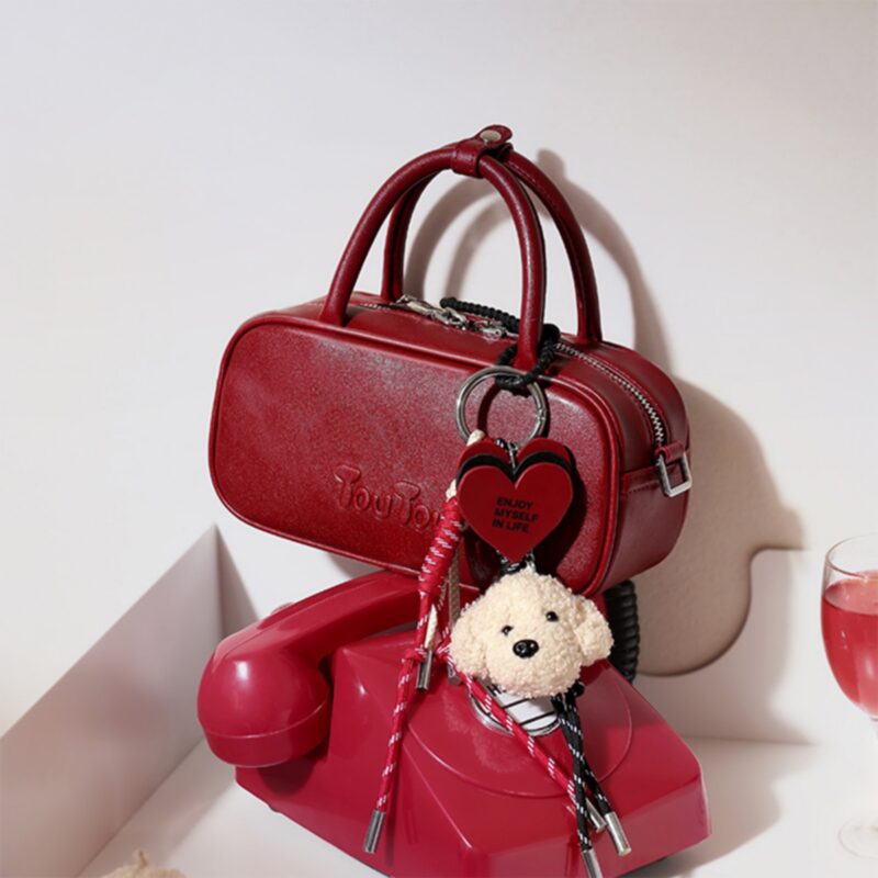 Elegant Boston-Style Crossbody Shoulder Bag for Women – Autumn Mini Handbag