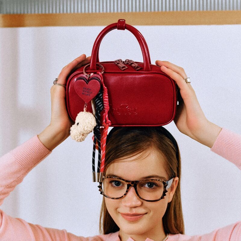 Elegant Boston-Style Crossbody Shoulder Bag for Women – Autumn Mini Handbag - Image 3