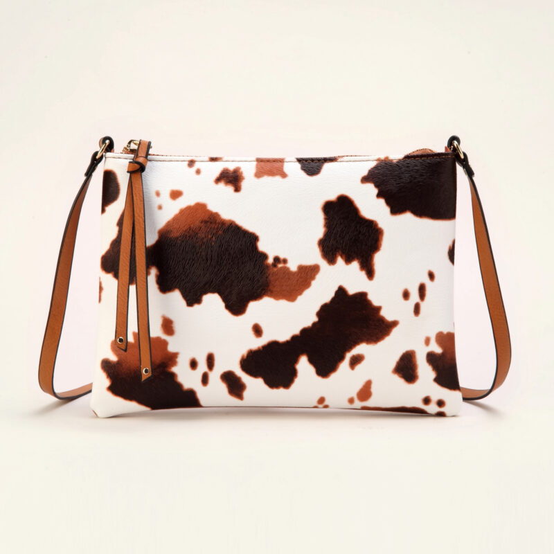 Chic Cow Print Crossbody Bag for Women
