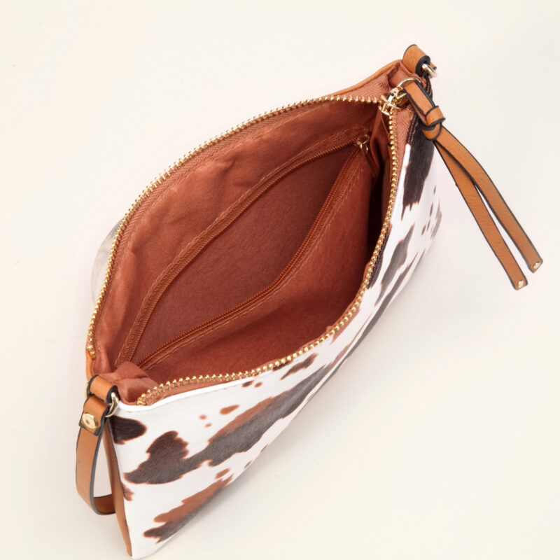 Chic Cow Print Crossbody Bag for Women - Image 5