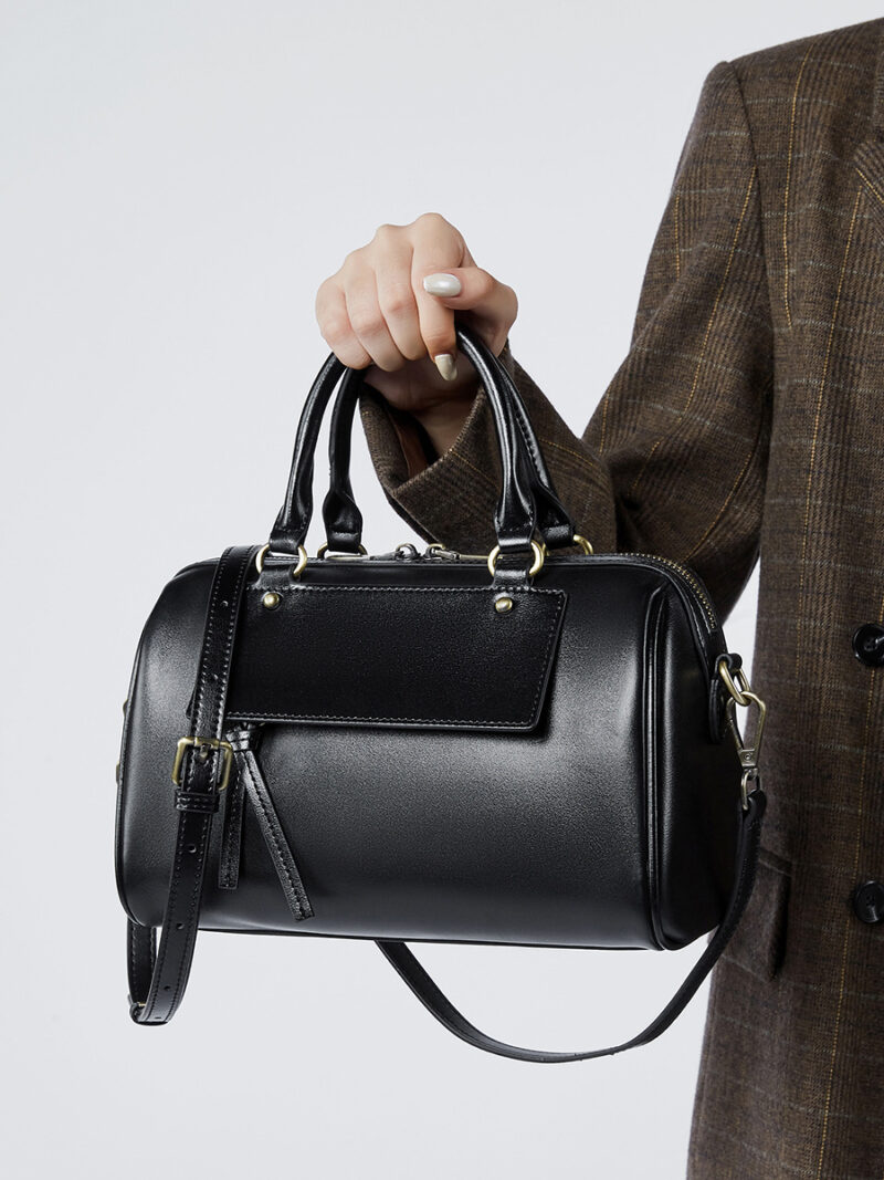 Genuine Leather Pillow Crossbody Bag for Women - Image 6