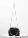 Elegant Ruffled Chain Tote