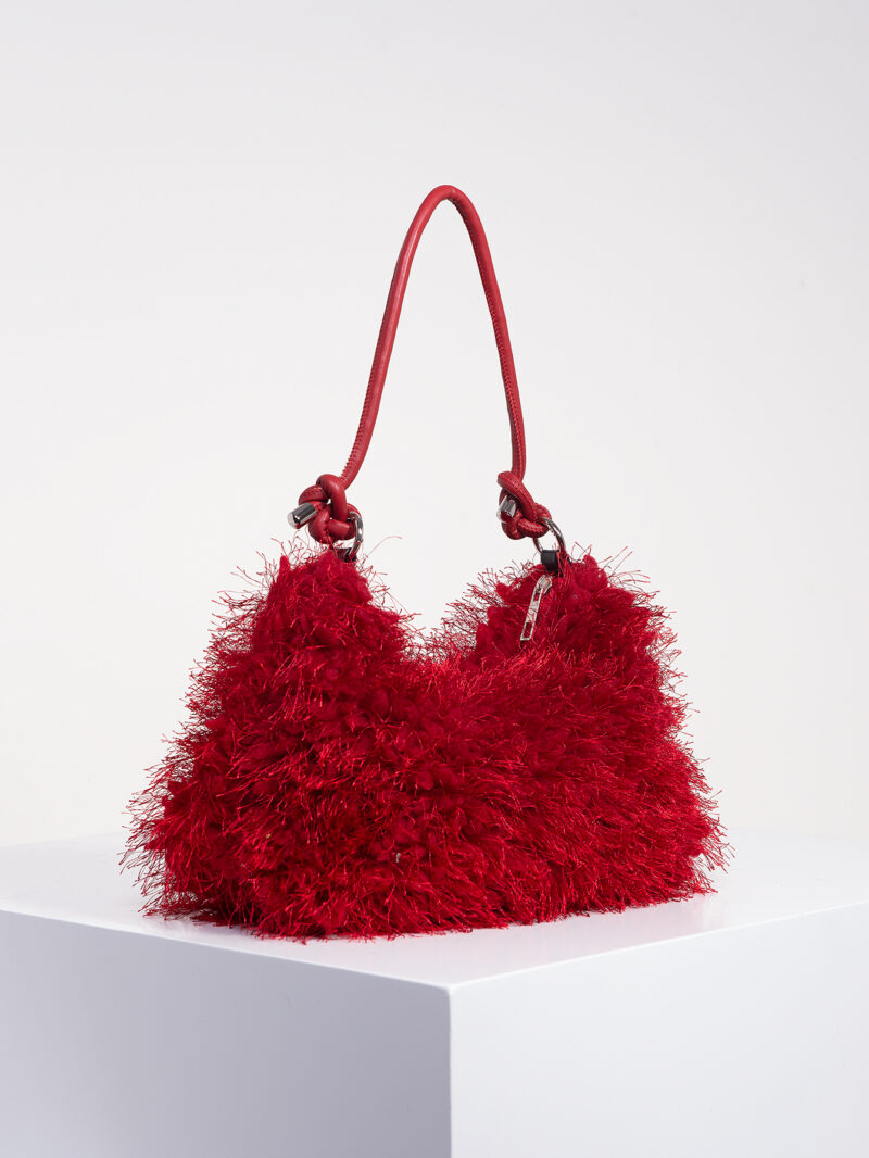 Y2K Burgundy Shoulder Bag - Image 3