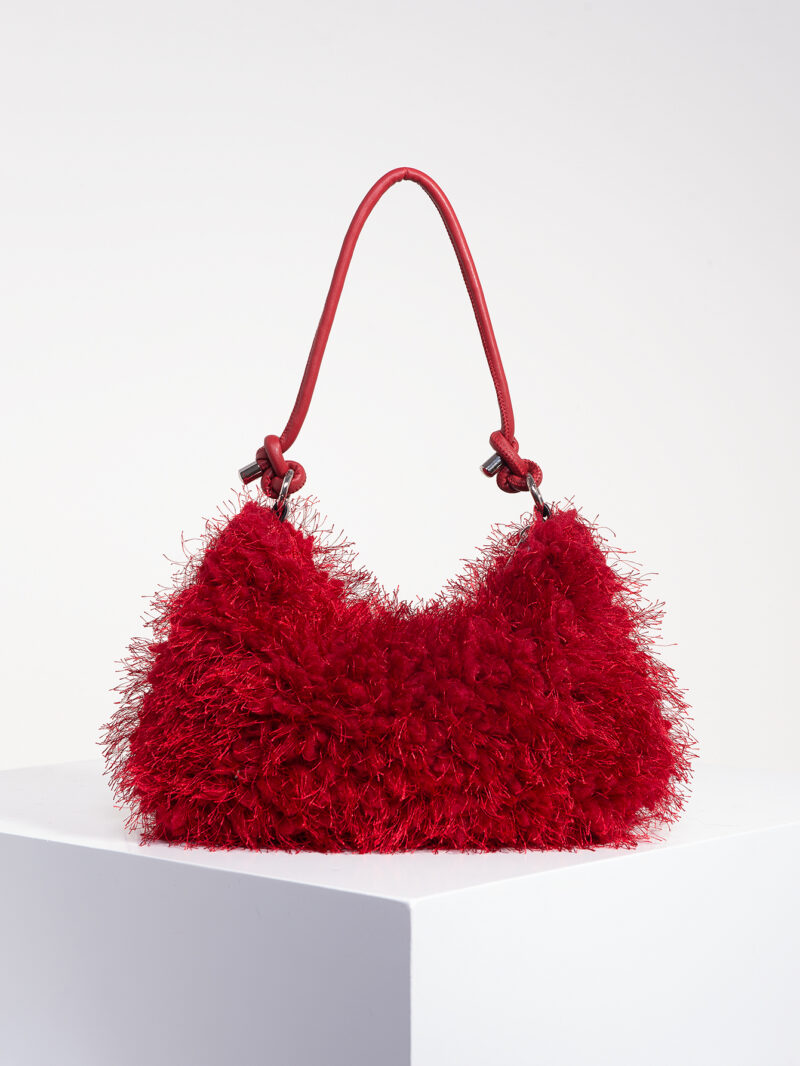 Y2K Burgundy Shoulder Bag - Image 2