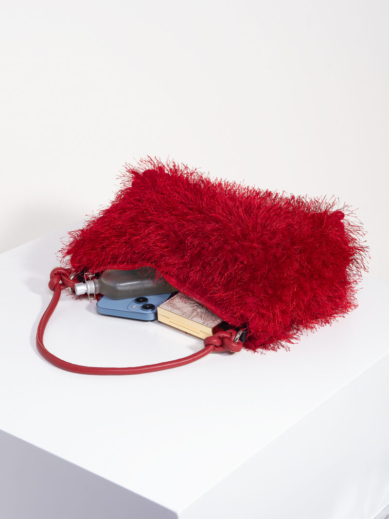 Y2K Burgundy Shoulder Bag - Image 6