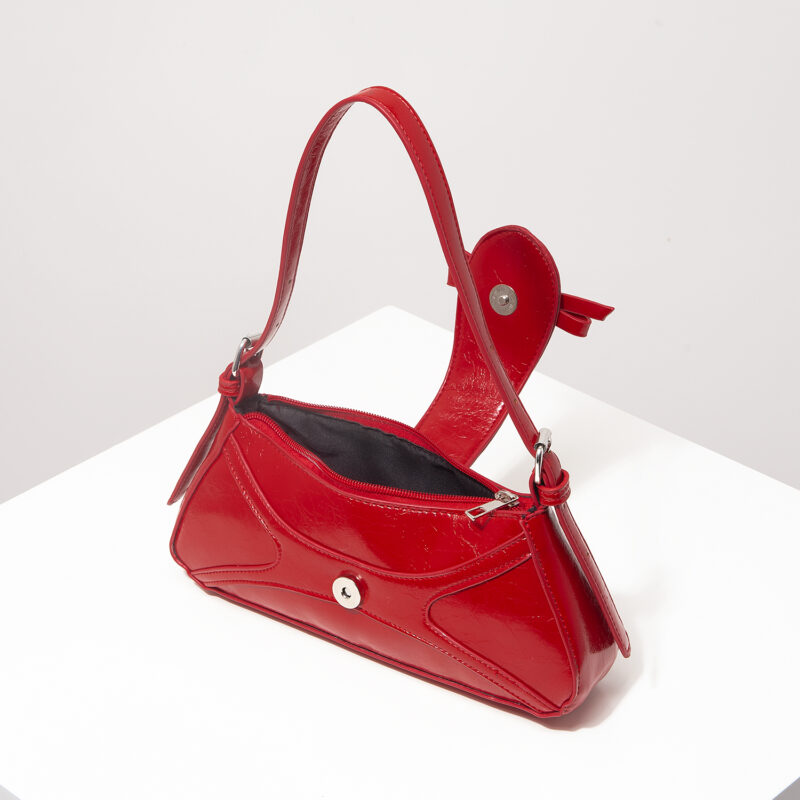 Elegant Faux Leather Shoulder Tote - Image 4
