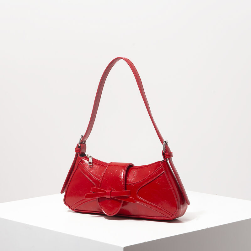 Elegant Faux Leather Shoulder Tote - Image 5