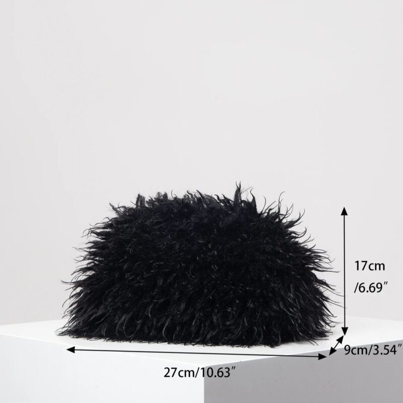 Y2K Plush Kiss Lock Clutch – Candy-Colored Soft Evening Purse for Women - Image 7