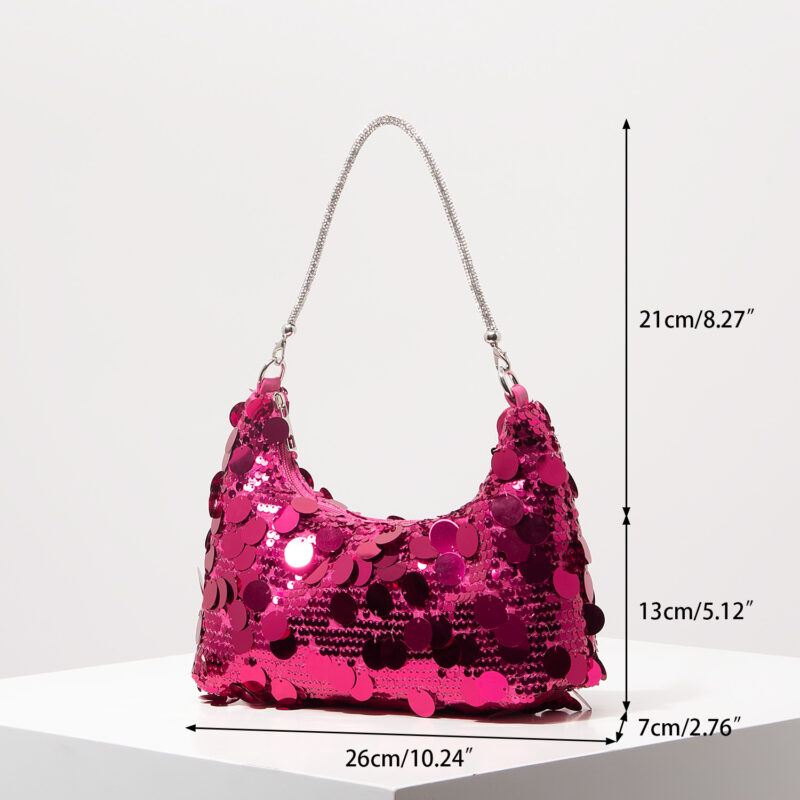 Sequin Party Shoulder Bag for Women - Image 6