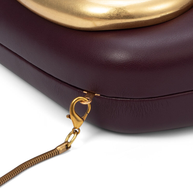 Luxury PU Leather Box Clutch Crossbody Shoulder Bag - Image 9