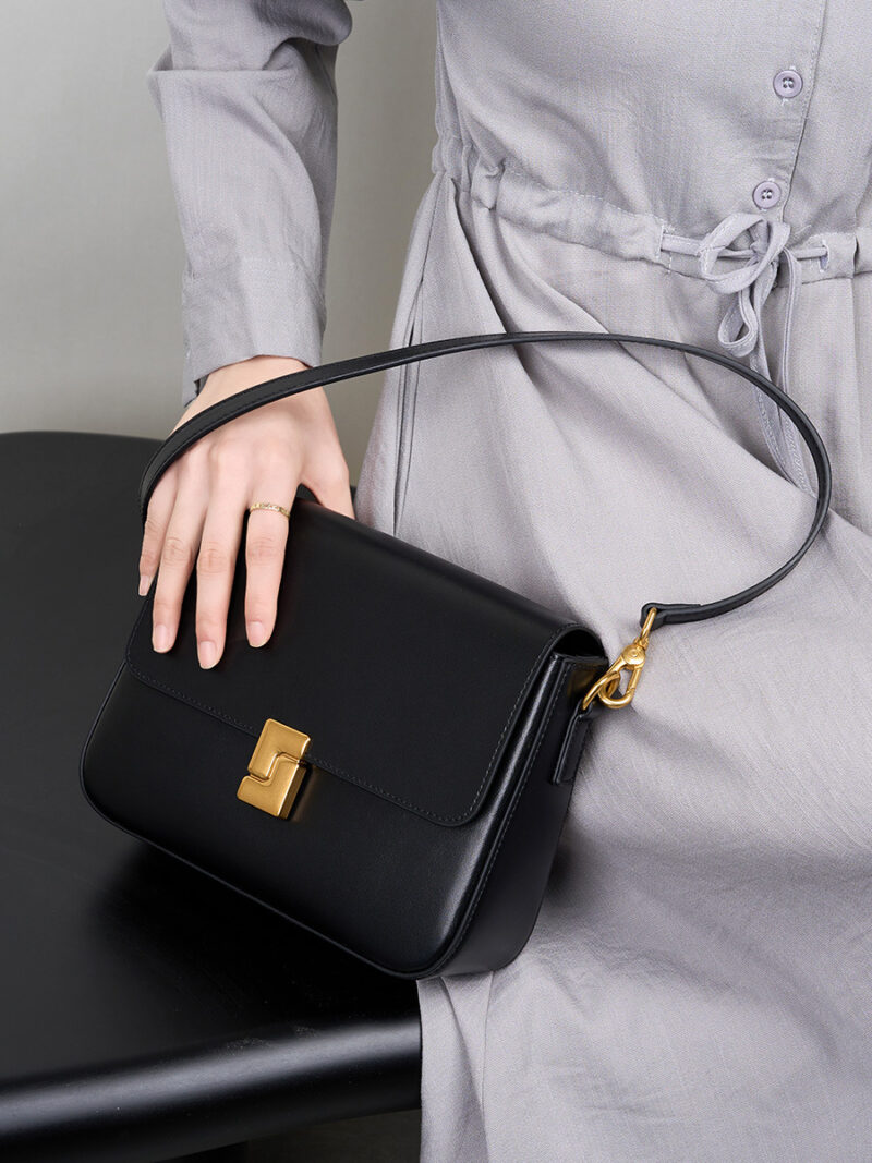 Genuine Leather Small Shoulder Bag for Women – Stylish Crossbody Satchel - Image 5