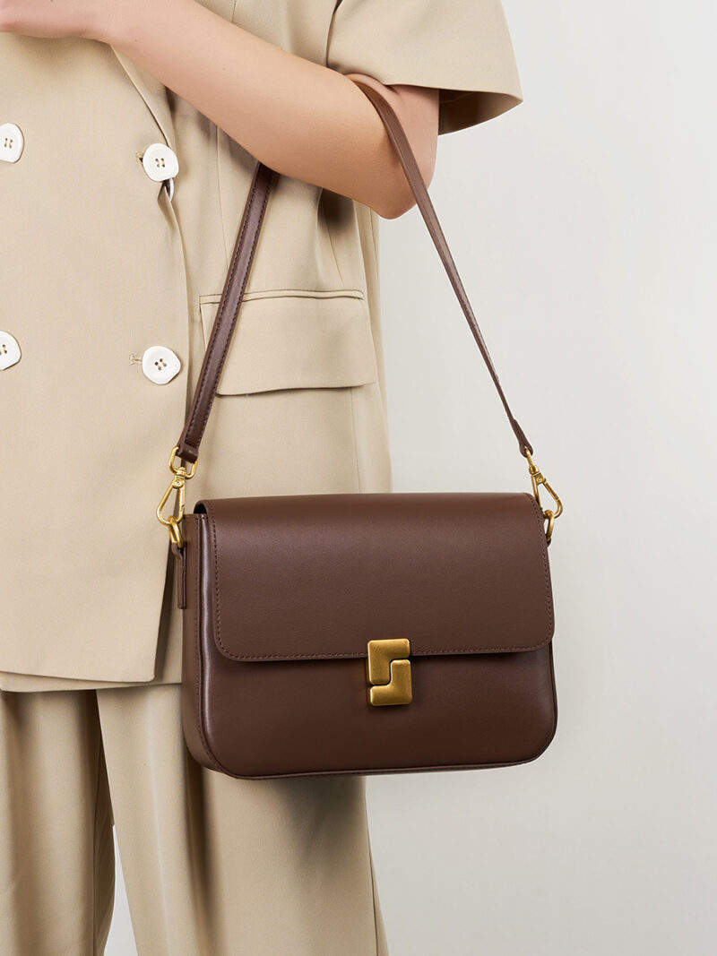 Genuine Leather Small Shoulder Bag for Women – Stylish Crossbody Satchel - Image 2