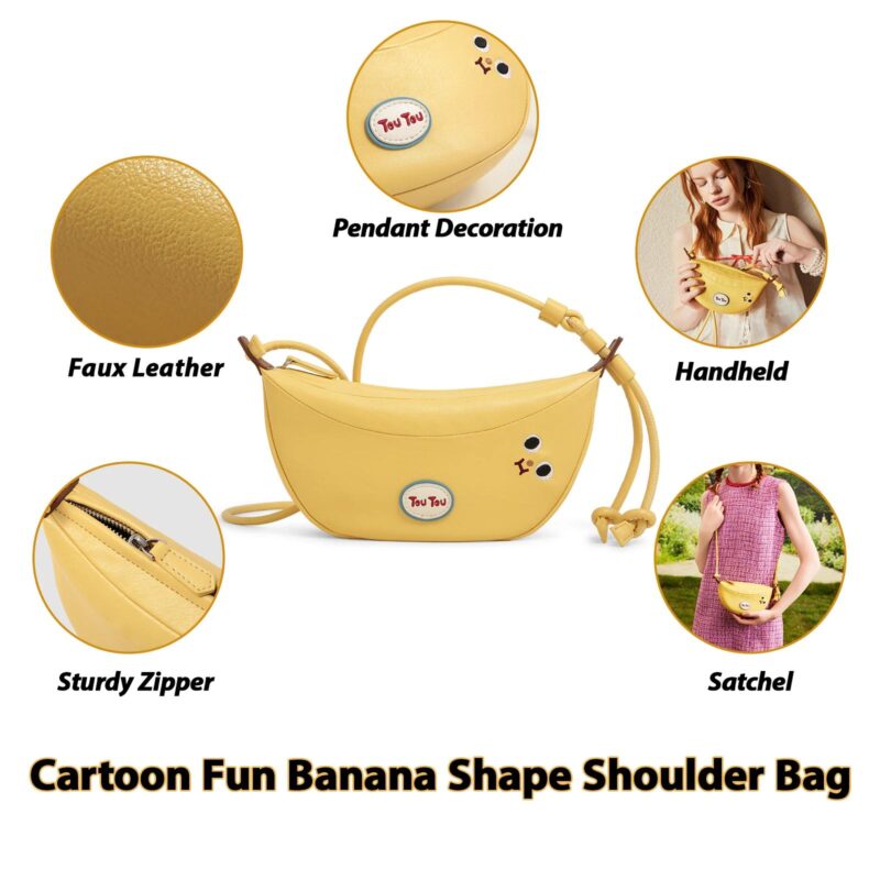 Mini Dumpling Shoulder Bag – Cute Crossbody for Women & Girls - Image 3