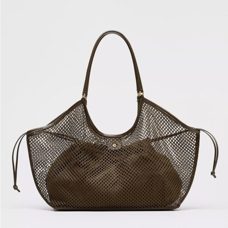 Luxury Leather Tote Handbag – Large Capacity Travel & Shopper Bag - Image 4