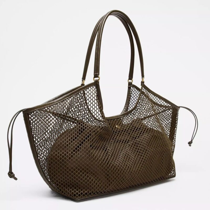 Luxury Leather Tote Handbag – Large Capacity Travel & Shopper Bag - Image 5