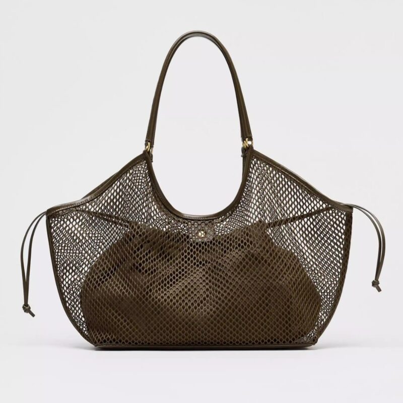 Luxury Leather Tote Handbag – Large Capacity Travel & Shopper Bag - Image 3