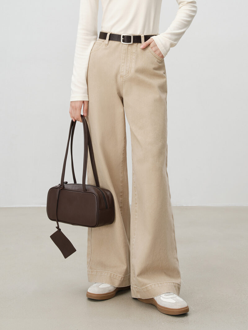 Petite High Waist Straight Leg Jeans for Women - Image 5