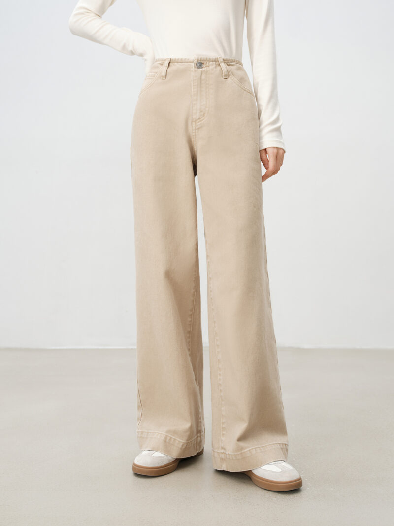 Petite High Waist Straight Leg Jeans for Women - Image 2