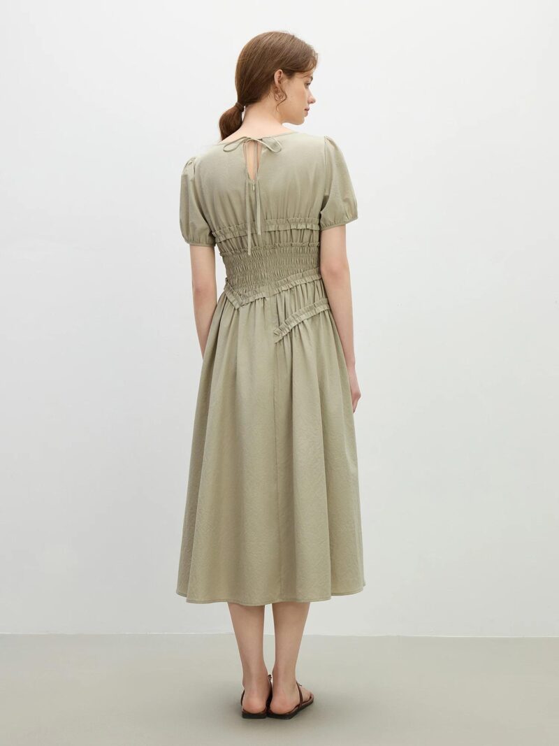 French Elegant Slim Midi Dress for Women - Image 7