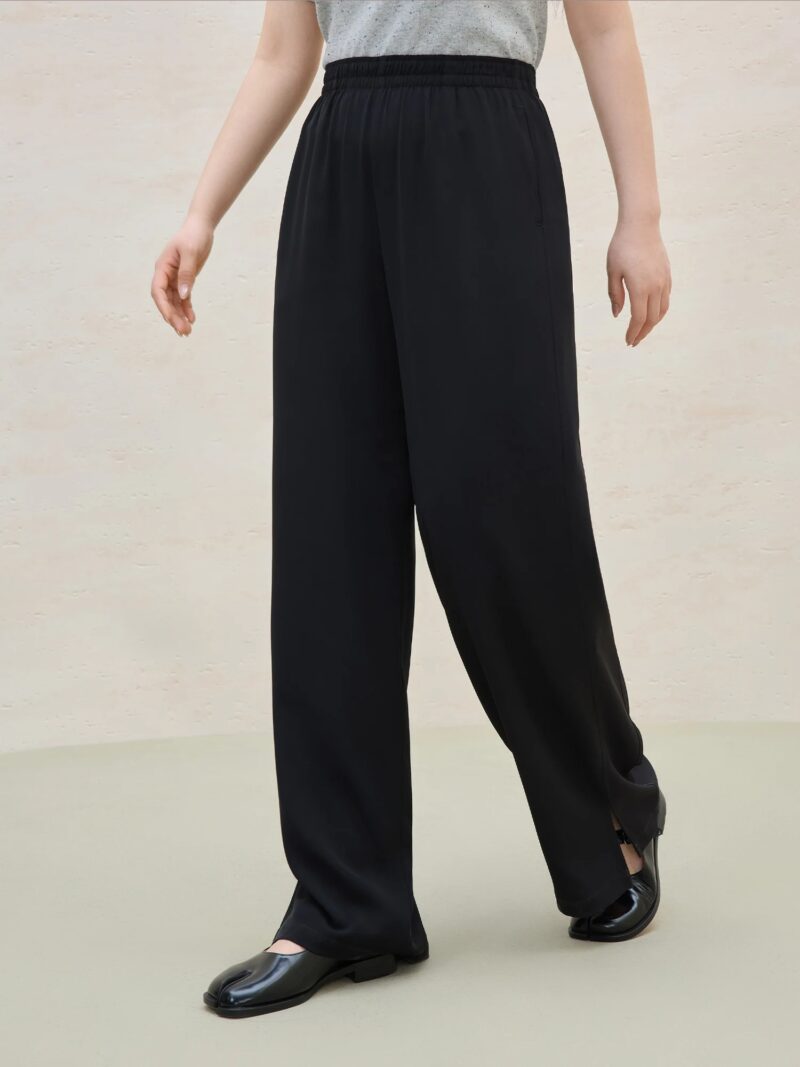 Plus Size Women's High Waist Slimming Straight Leg Pants - Image 4