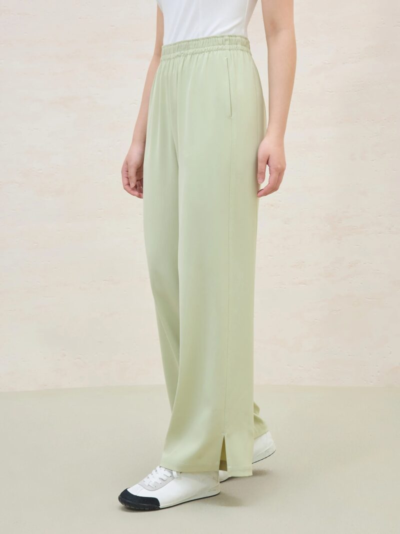 Plus Size Women's High Waist Slimming Straight Leg Pants - Image 3