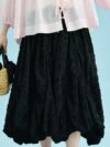 Women's Artistic Floral Cut A-Line Skirt