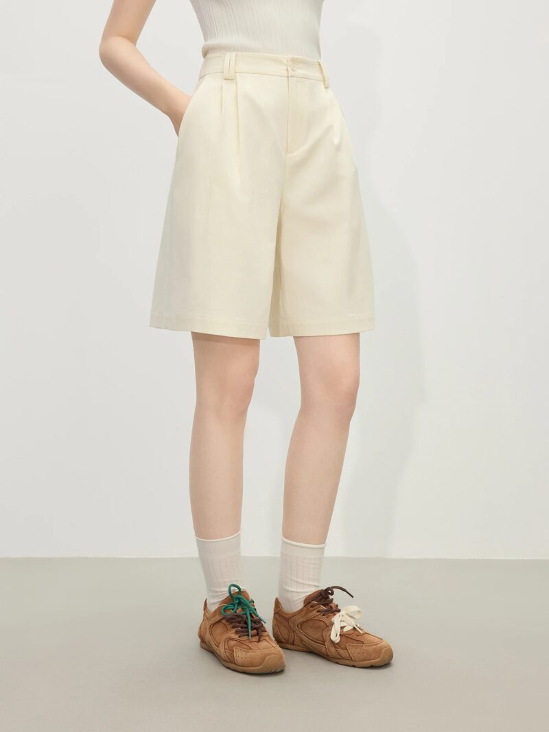 High-Waisted Retro Commuter Shorts for Women - Image 7