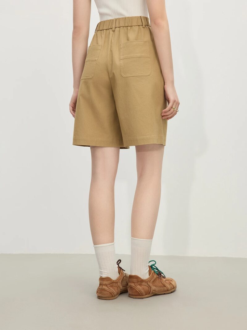 High-Waisted Retro Commuter Shorts for Women - Image 4