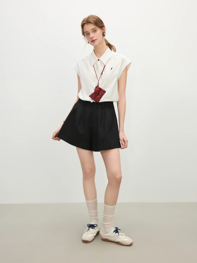 Summer Women's Architectural Silhouette Bloomer Shorts - Image 9