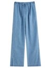 Summer Women's Linen-Blend Straight-Leg Jeans with Adjustable Waist