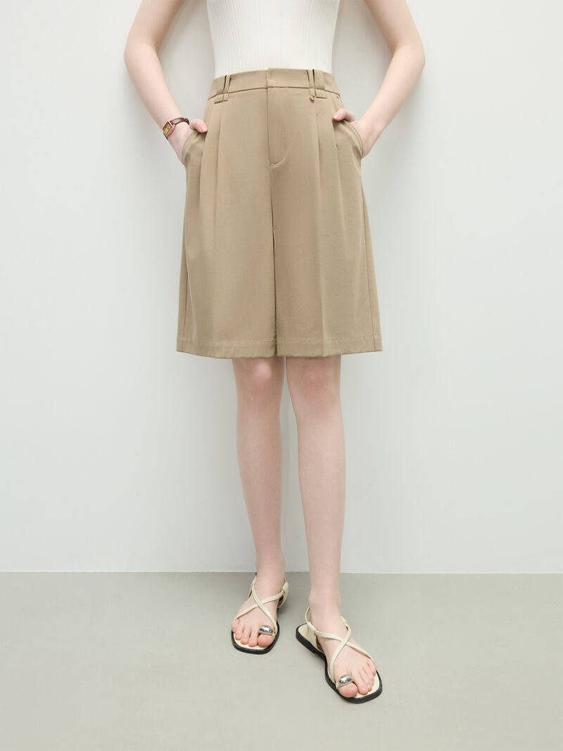 Minimalist Bermuda Shorts for Women - Image 2