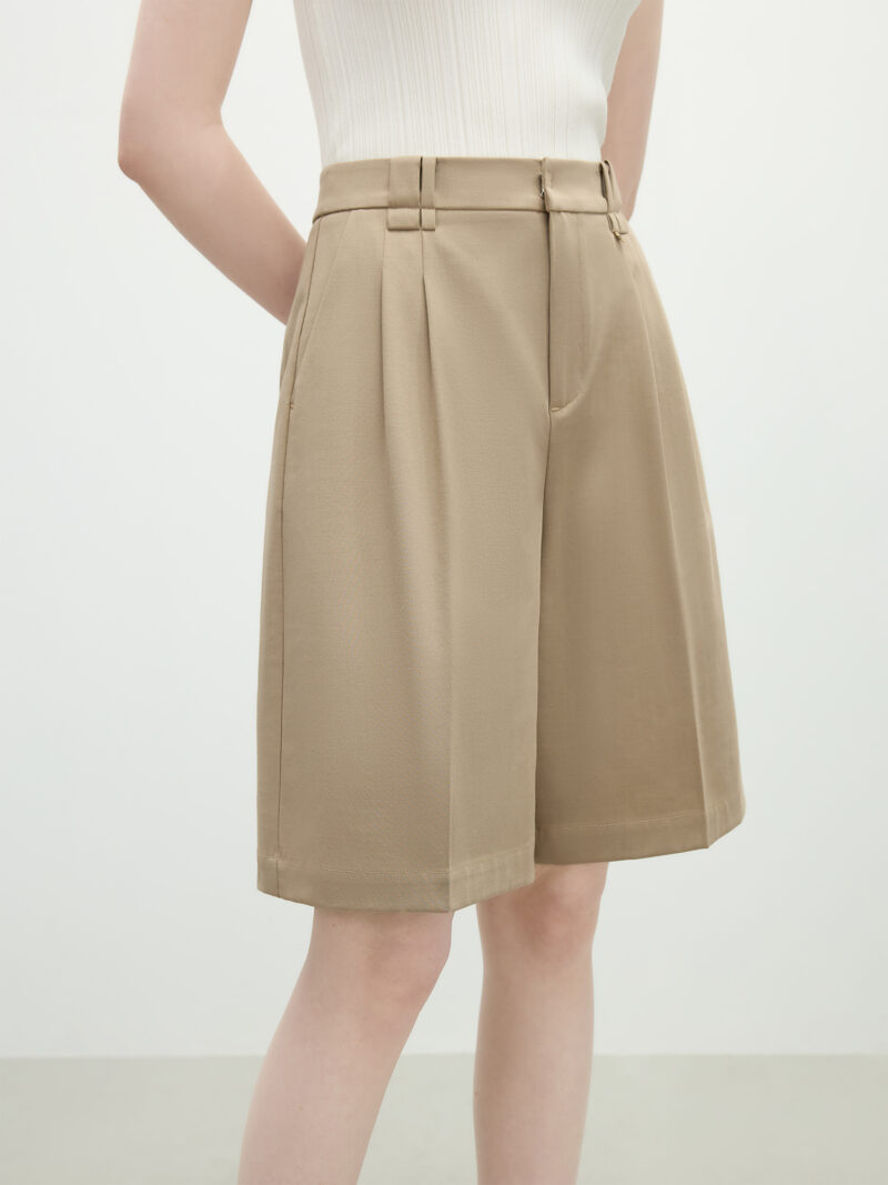 Minimalist Bermuda Shorts for Women - Image 4