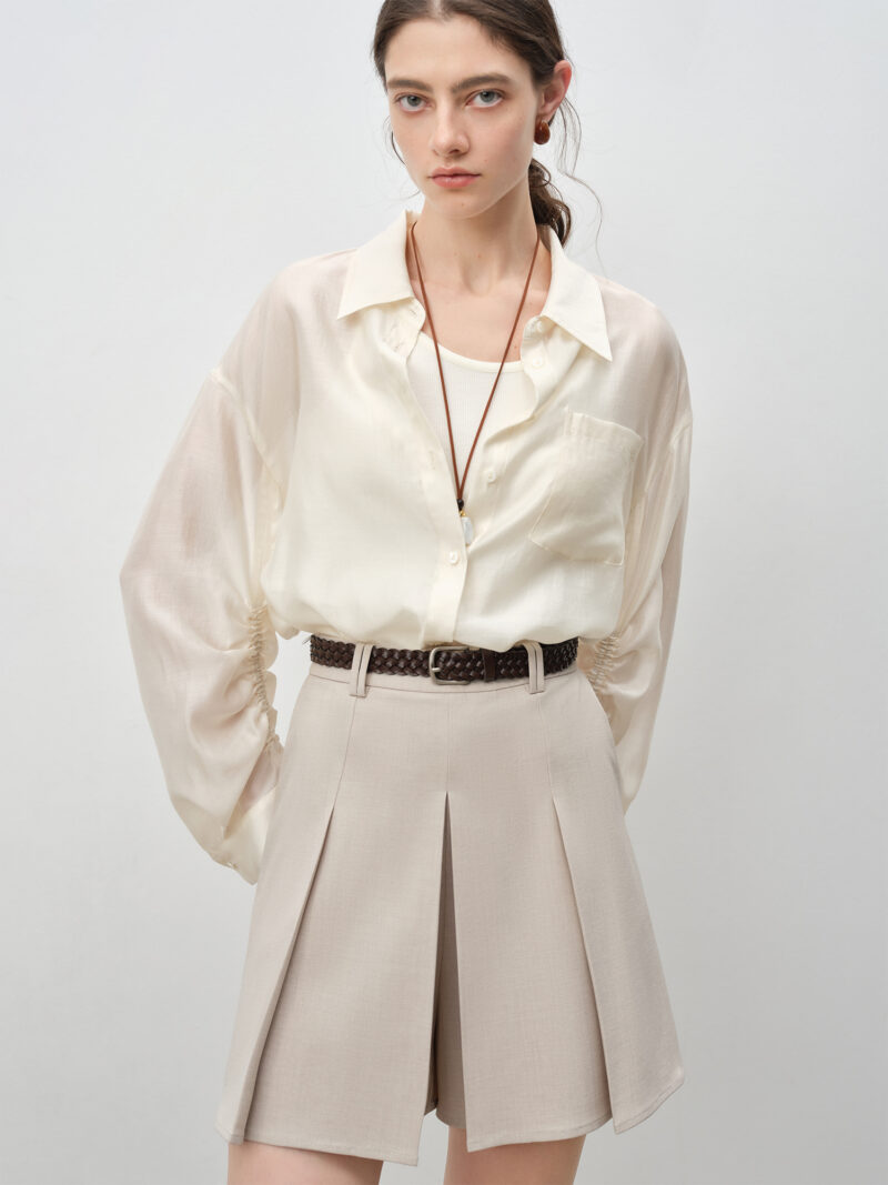 High Waist Minimalist Skort for Women – Summer Casual Slim Fit - Image 3