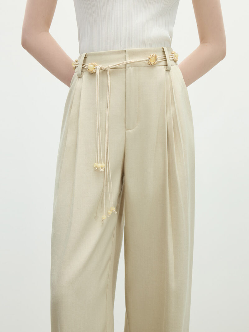 High Waist Wide Leg Casual Pants for Women - Image 4