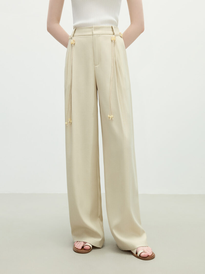 High Waist Wide Leg Casual Pants for Women - Image 2