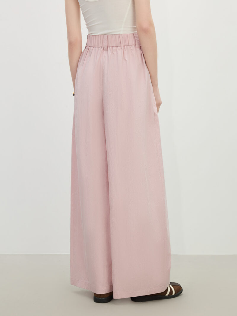 Summer Women's Relaxed Straight Leg High-Waist Trousers - Image 4
