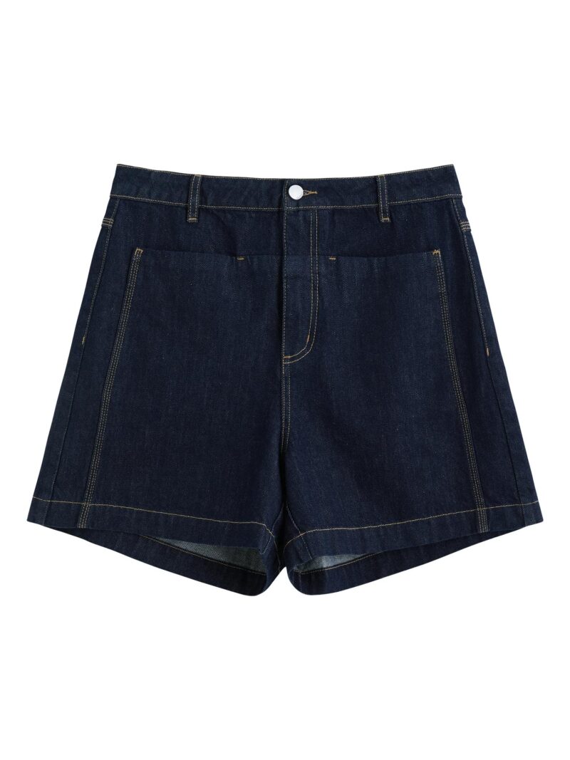 High Waist Slim Denim Shorts for Women - Image 6