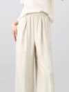 Women's Linen Blend Straight Pants