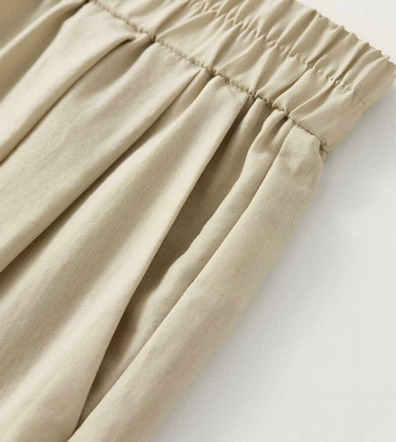 Women's Wide-Leg Lyocell Ankle Pants – High Waist, Spring/Summer Office Look - Image 6