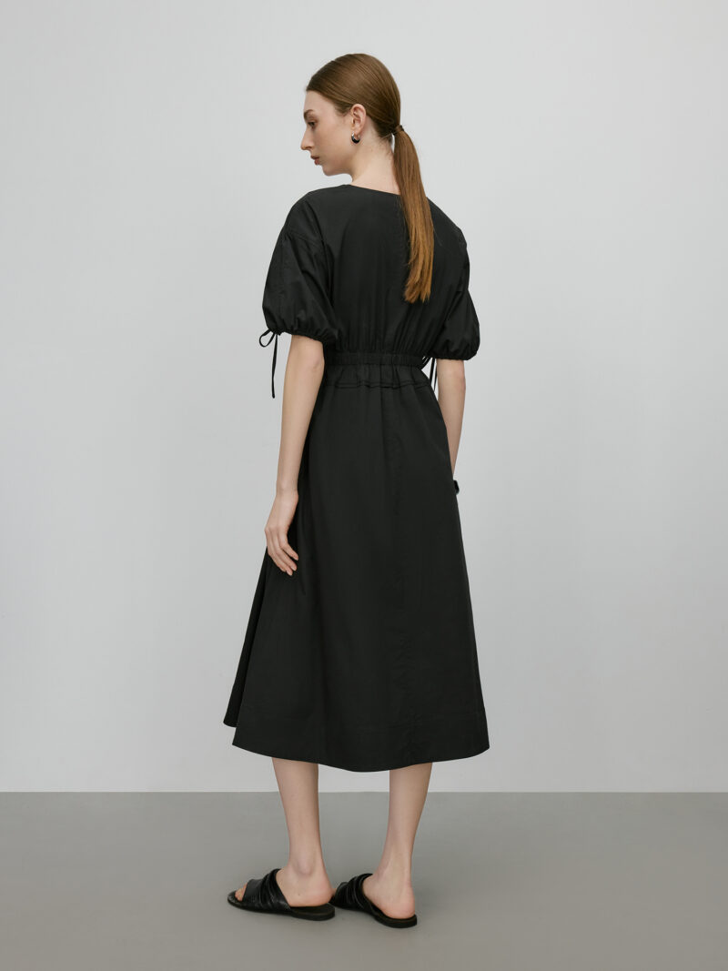 French V-Neck Tiered Maxi Dress - Image 6