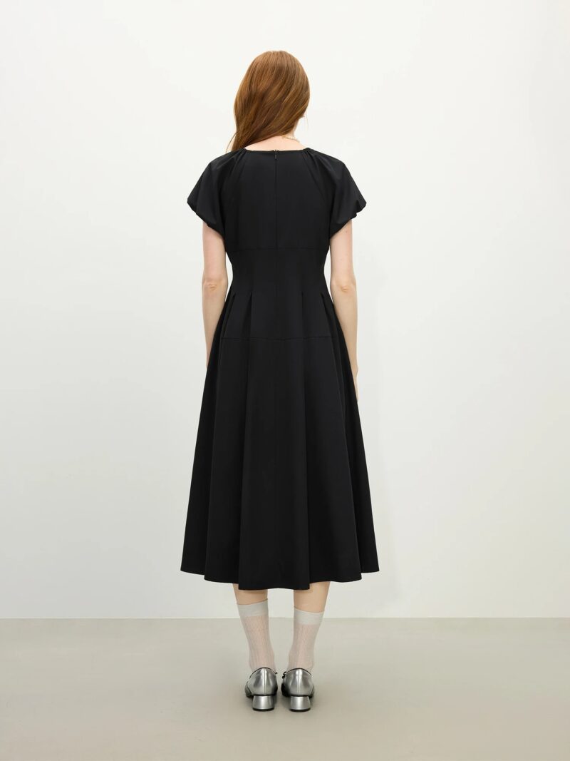 Elegant Summer Fit & Flare Midi Dress - Image 8
